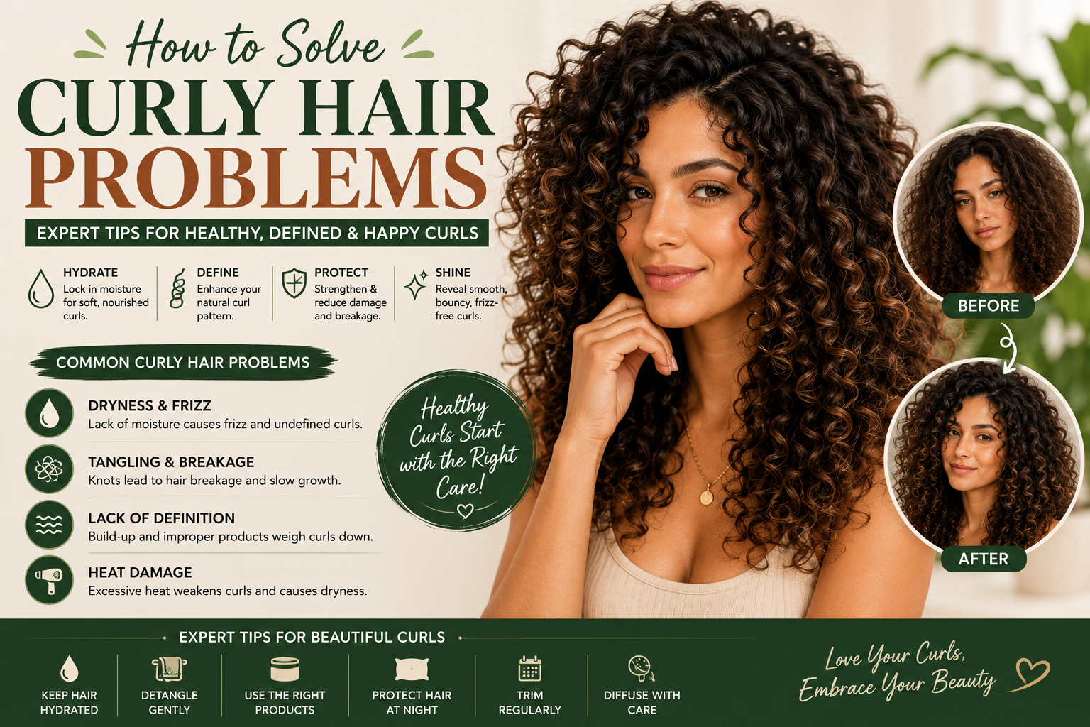 Mastering Your Waves and Coils: Solving Curly Hair Problems